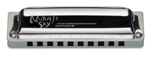 Amazon | SUZUKI スズキ 10穴ハーモニカ MANJI SKY M-20S C調